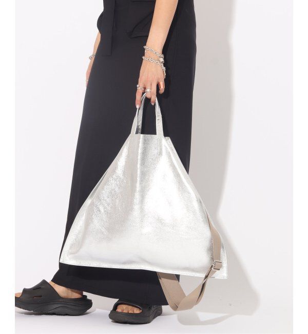  「【blancle/ ブランクレ】M.LEATHER FLAT TOTE」|トートバッグ|