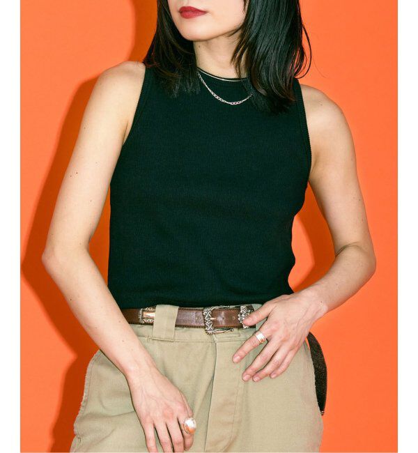  「[THE MOOD]アメリカンスリーブTEE」|Tシャツ・カットソー|ブラック