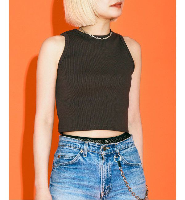  「[THE MOOD]アメリカンスリーブTEE」|Tシャツ・カットソー|ブラウン