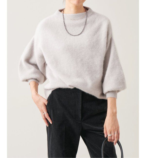 IENA LA BOUCLE「IENA LA BOUCLE ファーニットプルオーバー」|ニット・セーター|