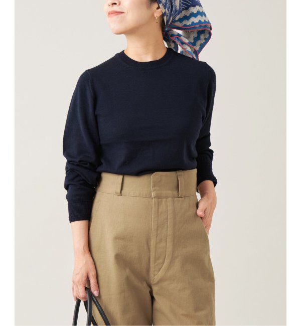 IENA LA BOUCLE「IENA LA BOUCLE Aube クラシックプルオーバー」|ニット・セーター|