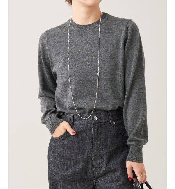 IENA LA BOUCLE「IENA LA BOUCLE Aube クラシックプルオーバー」|ニット・セーター|
