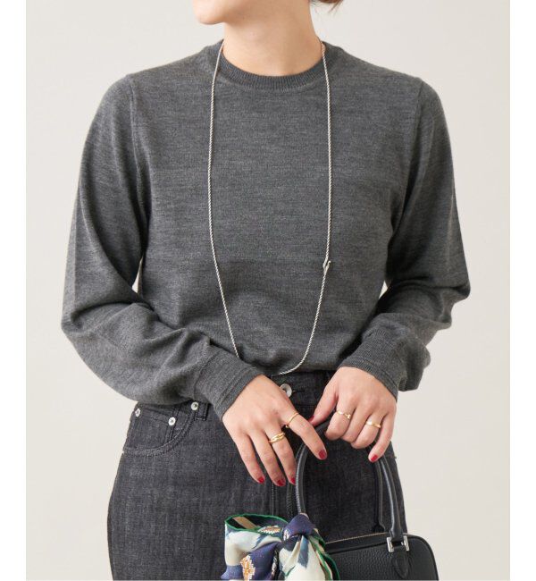 IENA LA BOUCLE「IENA LA BOUCLE Aube クラシックプルオーバー」|ニット・セーター|