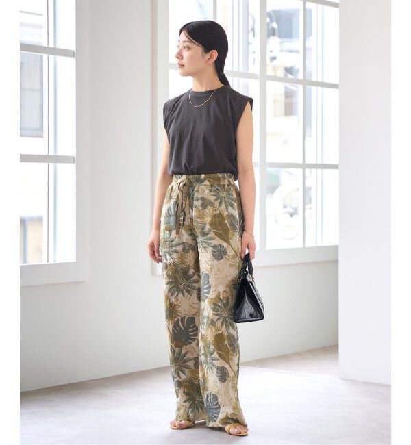 IENA「ATON/エイトン FRESCA SINGLE JERSEY ノースリーブ」|Tシャツ・カットソー|