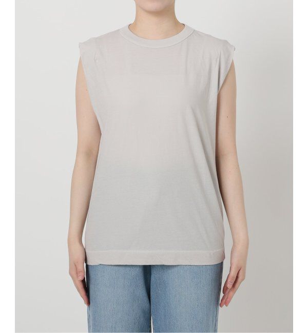 IENA「ATON/エイトン FRESCA SINGLE JERSEY ノースリーブ」|Tシャツ・カットソー|
