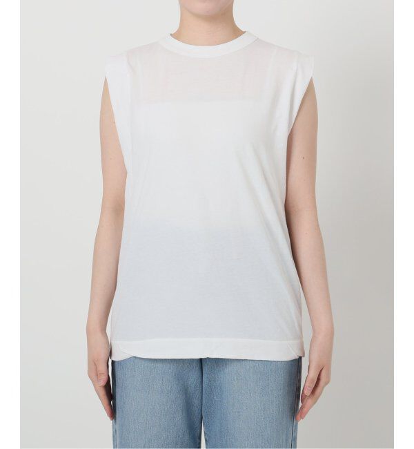 IENA「ATON/エイトン FRESCA SINGLE JERSEY ノースリーブ」|Tシャツ・カットソー|