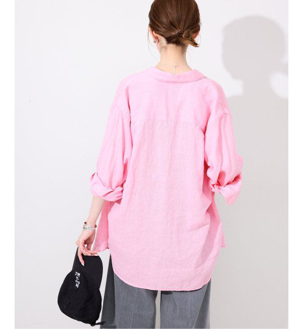 SLOBE IENA「《追加》リネンコットンレギュラーシャツ」|シャツ・ブラウス|