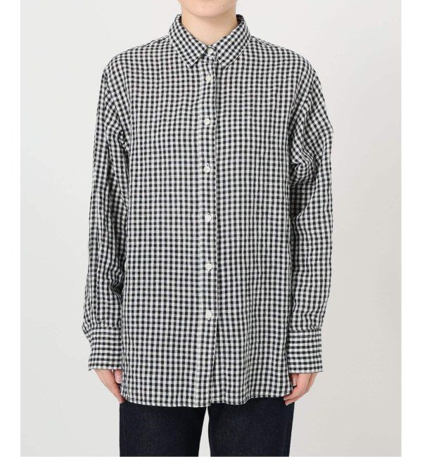 SLOBE IENA「《追加》リネンコットンレギュラーシャツ」|シャツ・ブラウス|