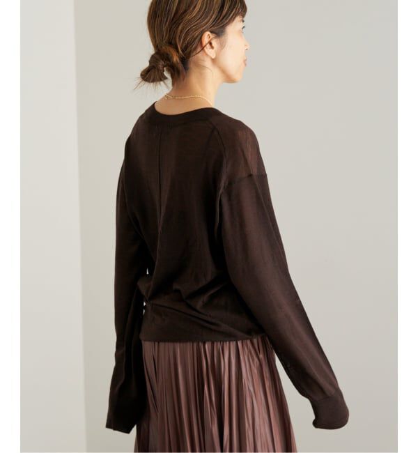 IENA「Maison IENA Vプルオーバー」|ニット・セーター|