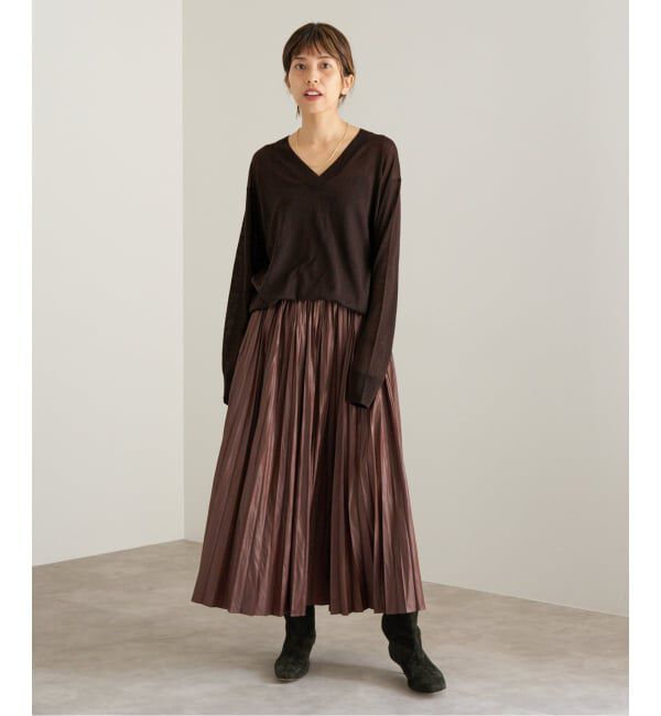 IENA「Maison IENA Vプルオーバー」|ニット・セーター|