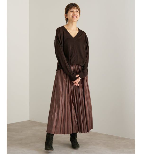 IENA「Maison IENA Vプルオーバー」|ニット・セーター|