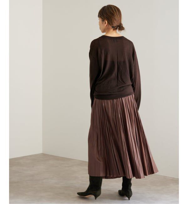 IENA「Maison IENA Vプルオーバー」|ニット・セーター|