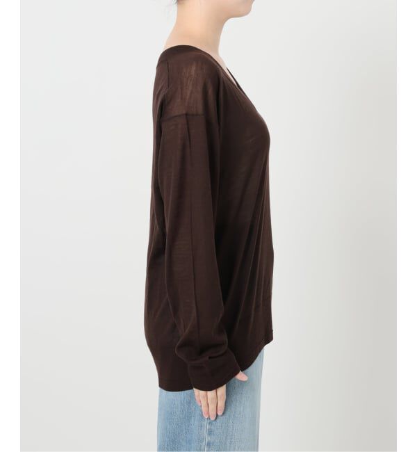 IENA「Maison IENA Vプルオーバー」|ニット・セーター|