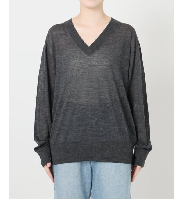IENA「Maison IENA Vプルオーバー」|ニット・セーター|