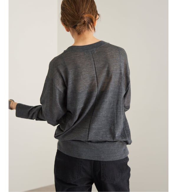 IENA「Maison IENA Vプルオーバー」|ニット・セーター|