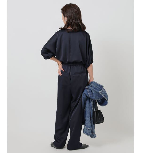 VERMEIL par iena「《追加》サテンオールインワン」|オールインワン|