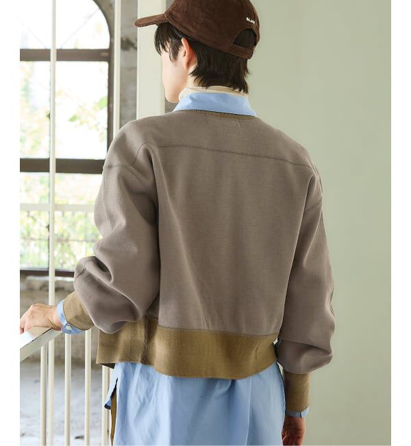 IENA「《追加2》BLACK ジップアップスウェット」|スウェット・ジャージ|