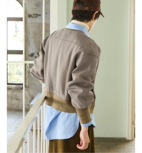 IENA「《追加2》BLACK ジップアップスウェット」|スウェット・ジャージ|