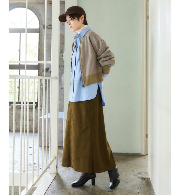 IENA「《追加2》BLACK ジップアップスウェット」|スウェット・ジャージ|