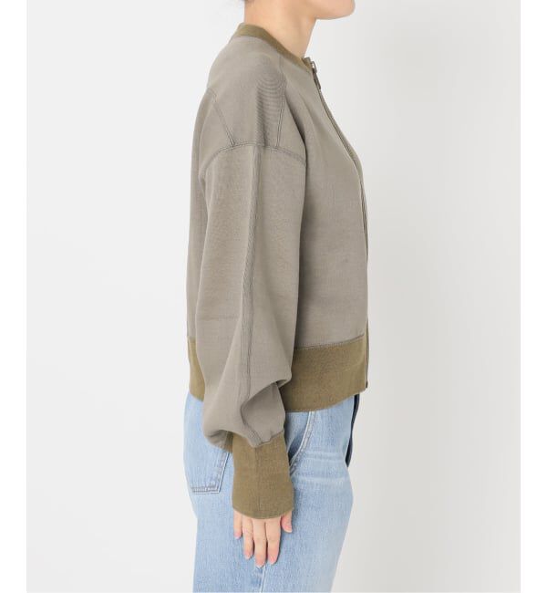 IENA「《追加2》BLACK ジップアップスウェット」|スウェット・ジャージ|