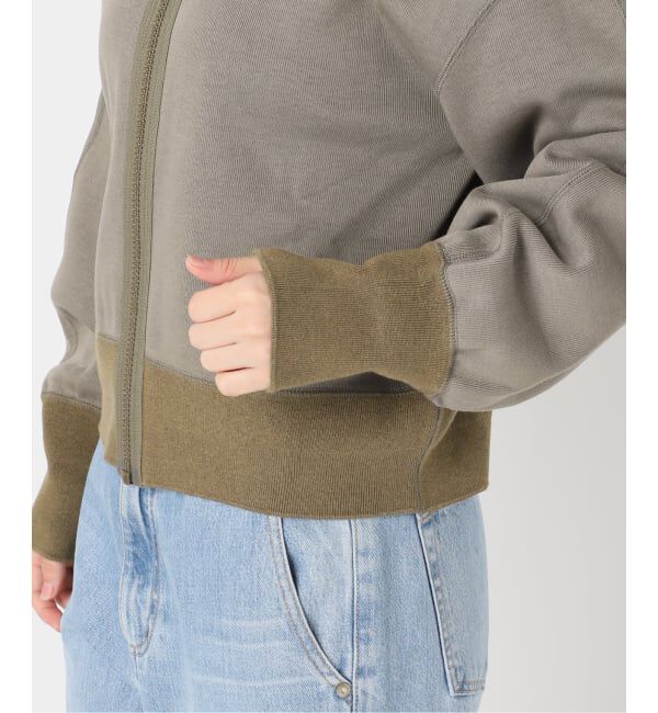 IENA「《追加2》BLACK ジップアップスウェット」|スウェット・ジャージ|