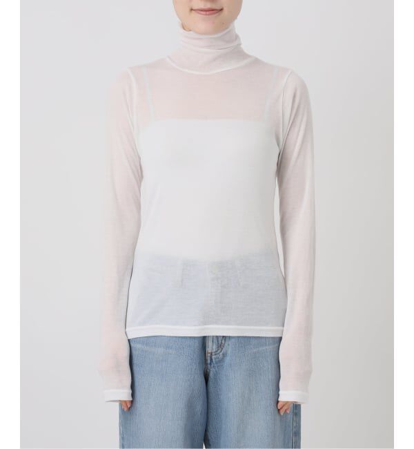 IENA「《追加2》リヨセルカシミヤタートルネック」|Tシャツ・カットソー|