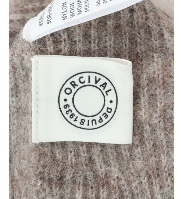SLOBE IENA「ORCIVAL/オーシバル MOHAIRニットキャップ #OR-H0374」|ニット帽|