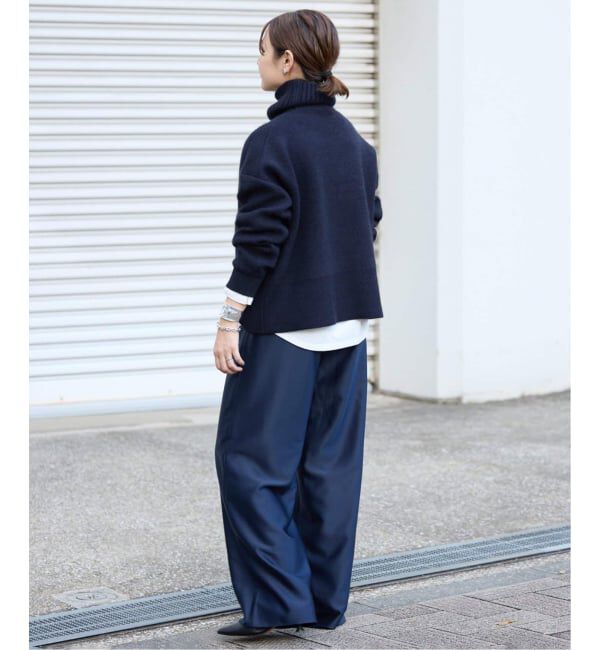 新品　SLOBE IENA ウォッシャブルファーリーダブルフェイスタートルニット 追加》ウォッシャブルファーリーダブルフェイスタートルニット｜フォー