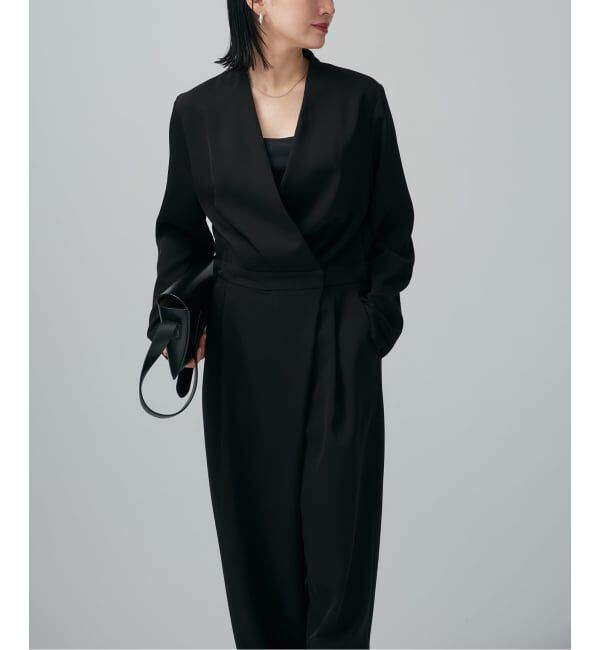 VERMEIL par iena「TAストレッチツイルコンビネゾン」|オールインワン|