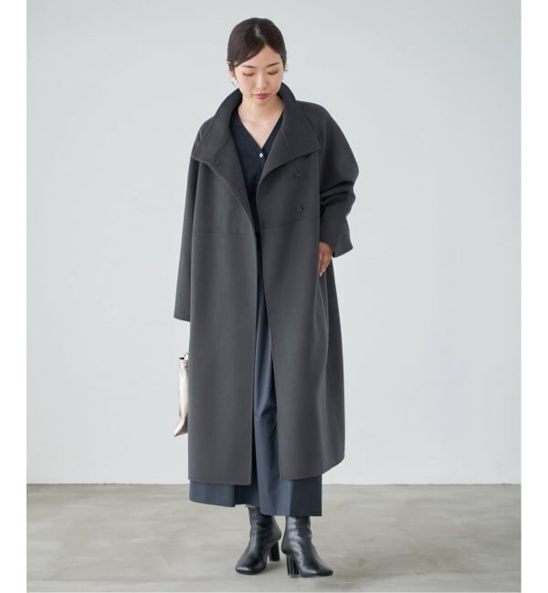IENA「《追加》Super160スタンドコート」|その他|グレー