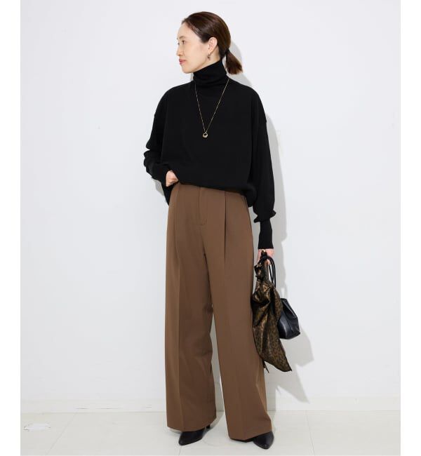 SLOBE IENA「ウォッシャブルタートルニット」|ニット・セーター|