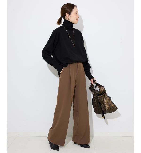 SLOBE IENA「ウォッシャブルタートルニット」|ニット・セーター|