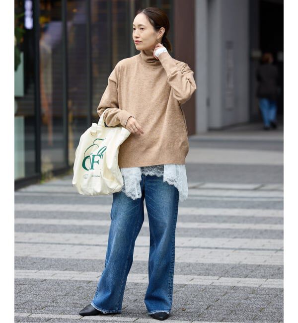 SLOBE IENA「ウォッシャブルタートルニット」|ニット・セーター|