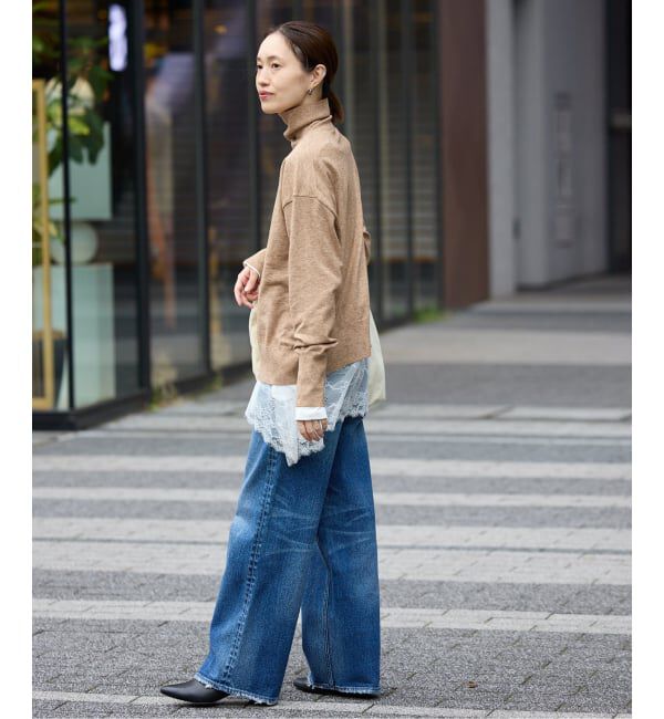 SLOBE IENA「ウォッシャブルタートルニット」|ニット・セーター|