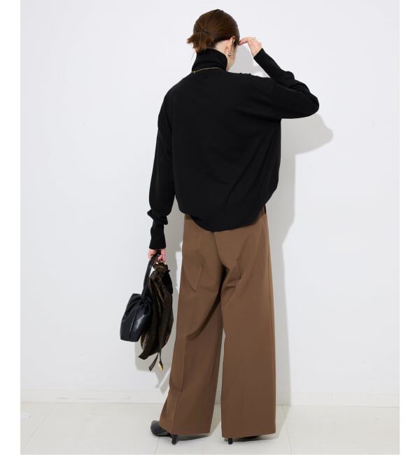 SLOBE IENA「ウォッシャブルタートルニット」|ニット・セーター|