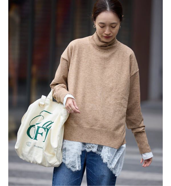 SLOBE IENA「ウォッシャブルタートルニット」|ニット・セーター|