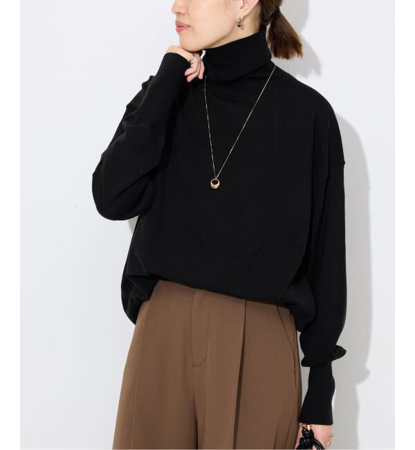 SLOBE IENA「ウォッシャブルタートルニット」|ニット・セーター|