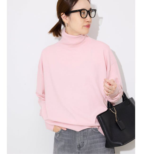 SLOBE IENA「ウォッシャブルタートルニット」|ニット・セーター|