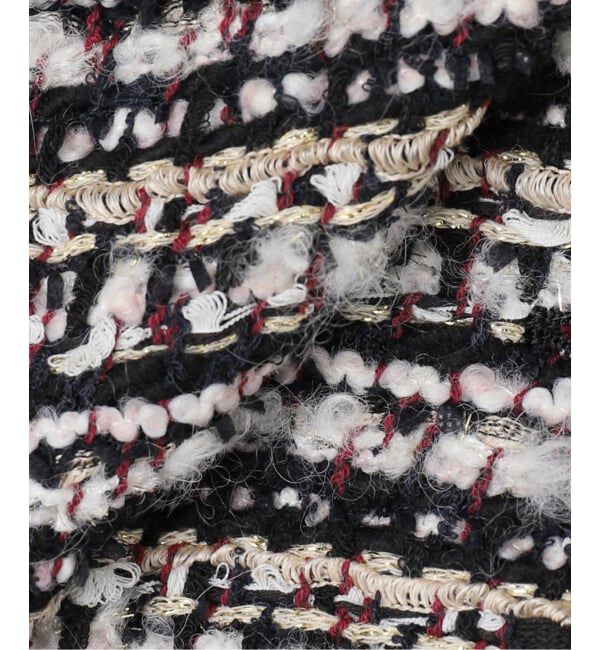 IENA「LESAGEツイードジャケット」|ノーカラージャケット|