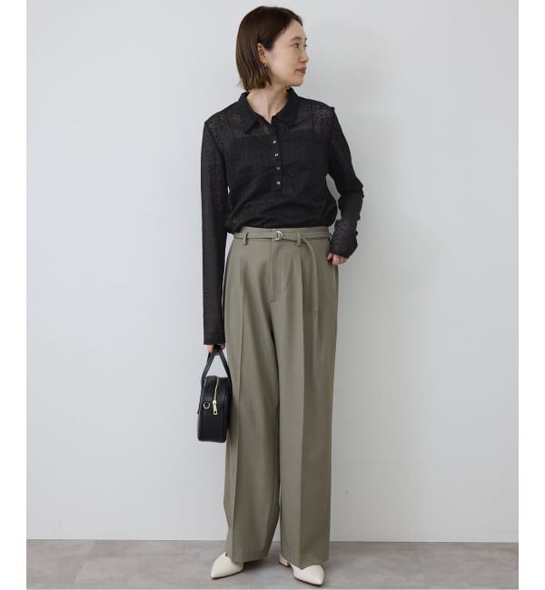 SLOBE IENA「《予約》レースエリツキロンT」|Tシャツ・カットソー|