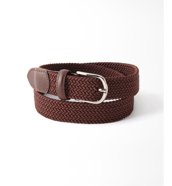 EDIFICE「EDIFICE メッシュ ベルト MADE IN ITALY」|ベルト|ブラウン