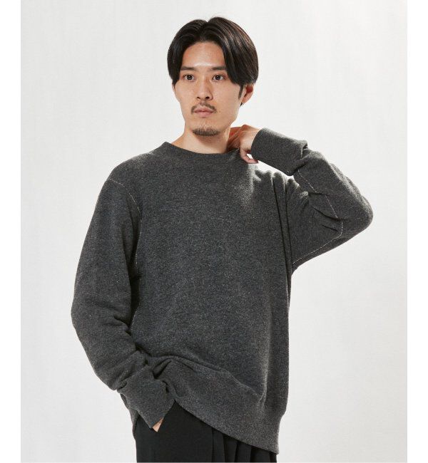 EDIFICE「【LOOPWHEELER for LOWERCASE】別注 ツリアミウール ルーズスウェット」|スウェット・ジャージ|