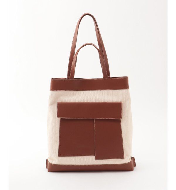 EDIFICE「【the dilettante / ザ ディレッタント】Alas キャンバスコンビトートバッグ」|トートバッグ|