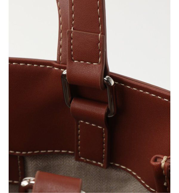 EDIFICE「【the dilettante / ザ ディレッタント】Alas キャンバスコンビトートバッグ」|トートバッグ|