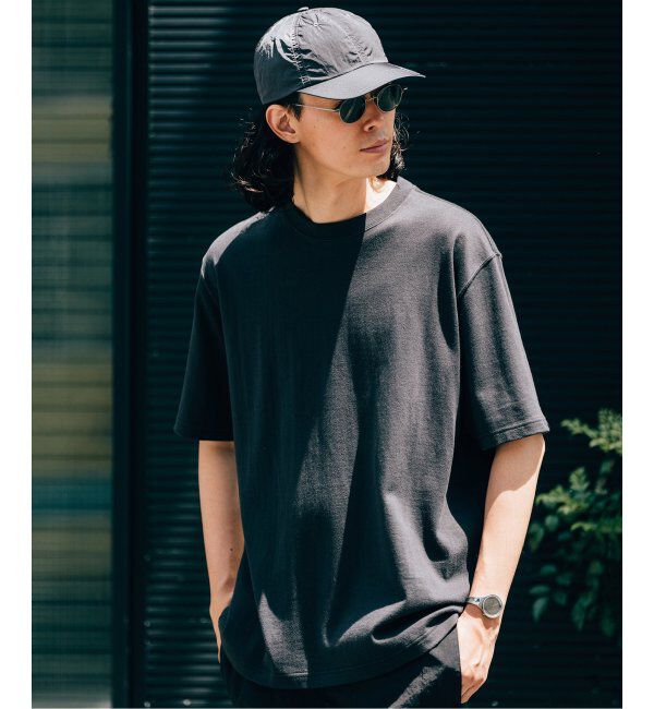 EDIFICE「【LOOPWHEELER for LOWERCASE】別注 ツリテンジク ビッグTシャツ」|Tシャツ・カットソー|