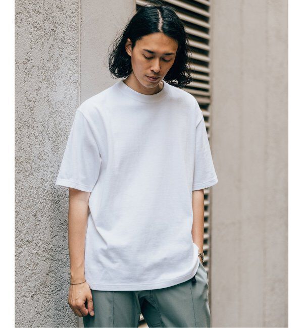 EDIFICE「【LOOPWHEELER for LOWERCASE】別注 ツリテンジク ビッグTシャツ」|Tシャツ・カットソー|