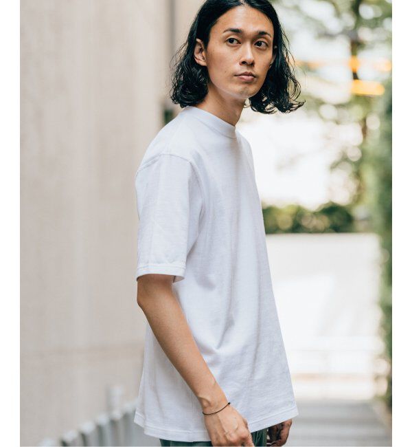 EDIFICE「【LOOPWHEELER for LOWERCASE】別注 ツリテンジク ビッグTシャツ」|Tシャツ・カットソー|