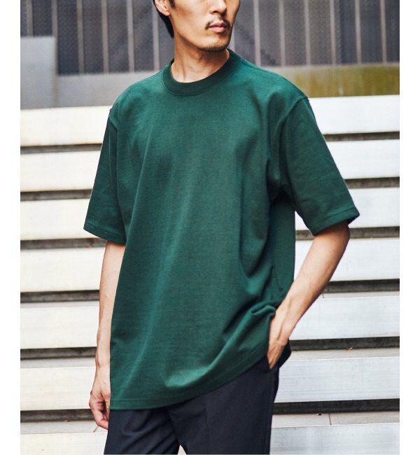 EDIFICE「【LOOPWHEELER for LOWERCASE】別注 ツリテンジク ビッグTシャツ」|Tシャツ・カットソー|