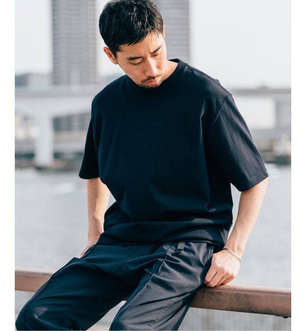 EDIFICE「【LOOPWHEELER for LOWERCASE】別注 ツリテンジク ビッグTシャツ」|Tシャツ・カットソー|