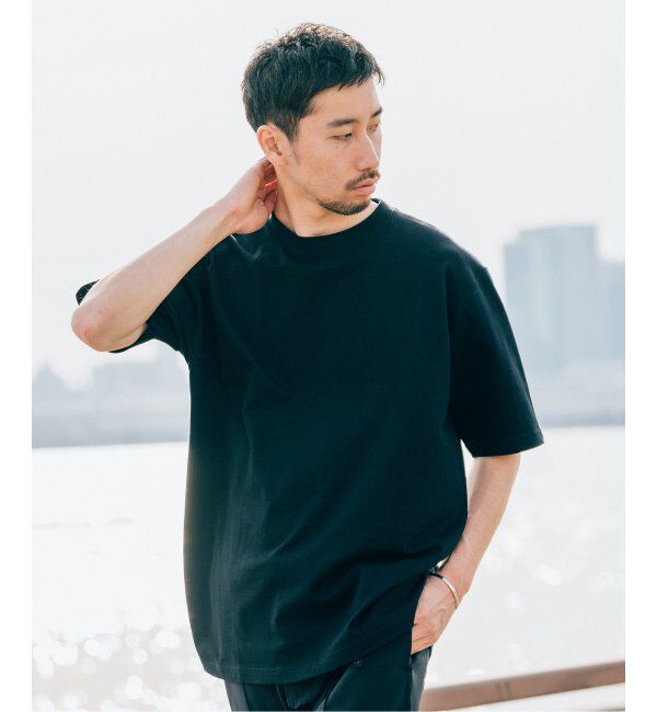 EDIFICE「【LOOPWHEELER for LOWERCASE】別注 ツリテンジク ビッグTシャツ」|Tシャツ・カットソー|